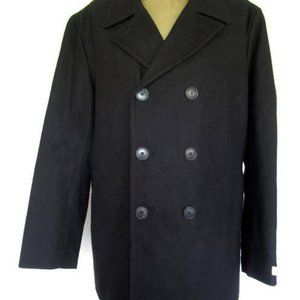 Calvin Klein Men's Double-Breasted Wool Pea Coat